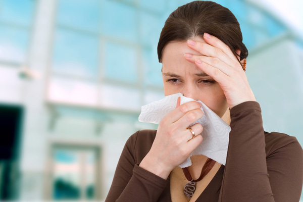 allergies due to poor indoor air quality