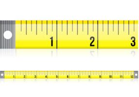image of tape measure depicting furnace size and hvac installation