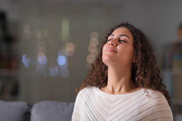 breathing deeply depicting healthy iaq and uv lights for hvac system