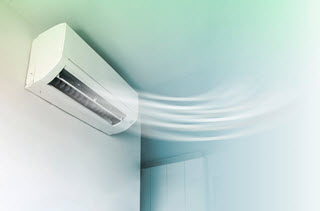 energy efficient ductless heating and cooling system