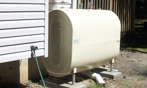 home heating oil tank