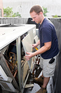 image of AC tune-up that takes place Brick NJ