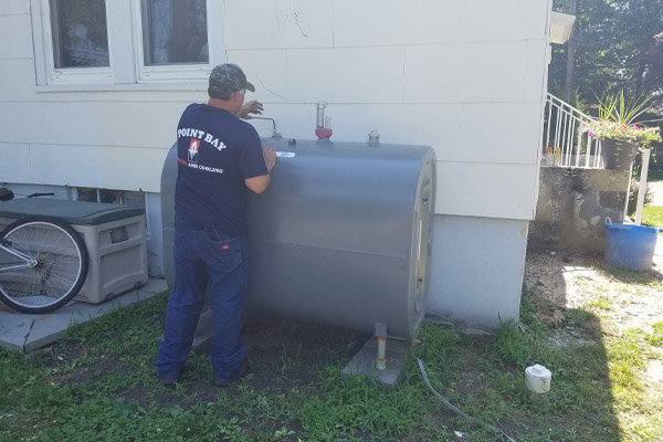 image of a heating oil tank replacement in toms river new jersey