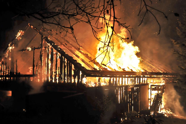 image of a house fire depciting natural gas leak toms river new jersey