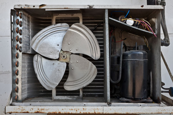 image of a old air conditioner