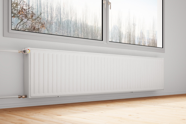 image of a radiator depicting efficient home heating