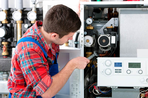 image of a residential boiler repair