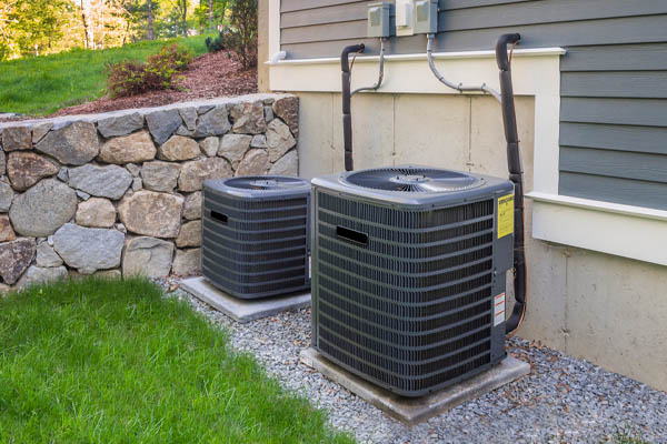 image of an ac unit that wont work after a lightning storm