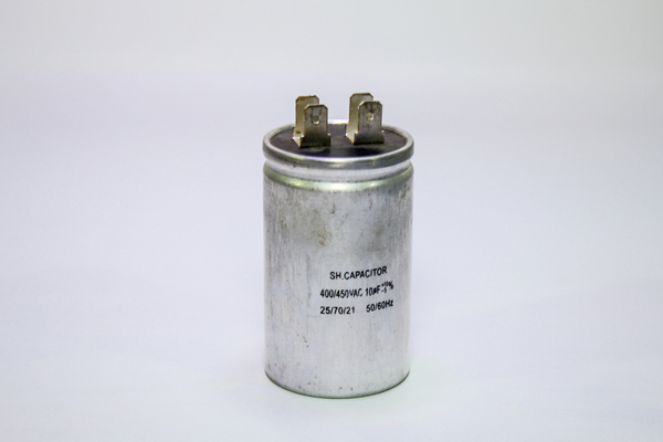 image of an air conditioner capacitor