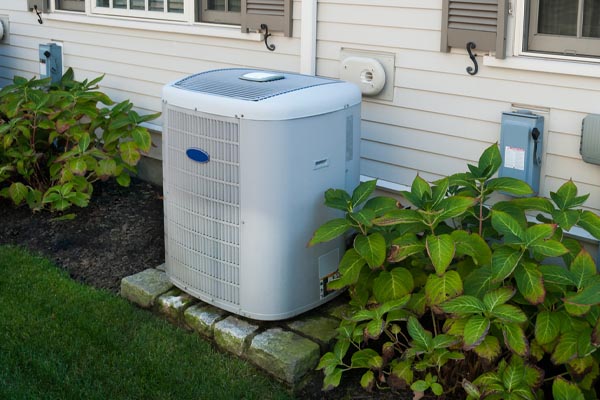 image of an air conditioner compressor that is loud when starting