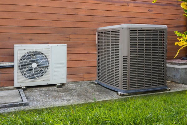 image of an air conditioner that is leaking water