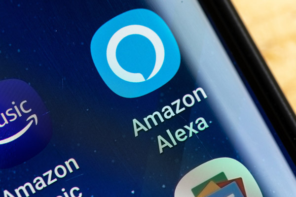 image of an amazon alexa app depicting how to connect smart oil gauge to alexa