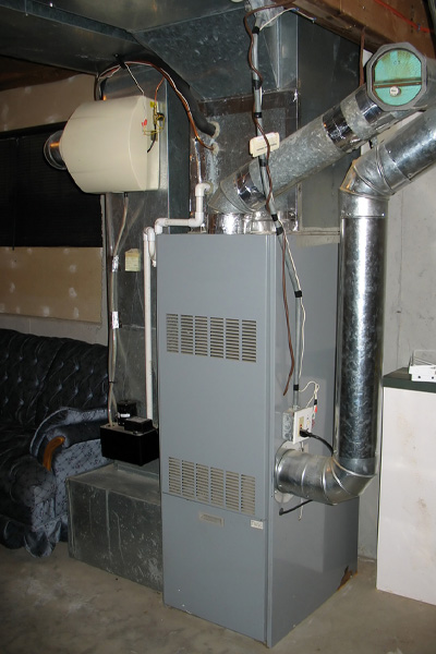 image of an old furnace depicting pilot light problems