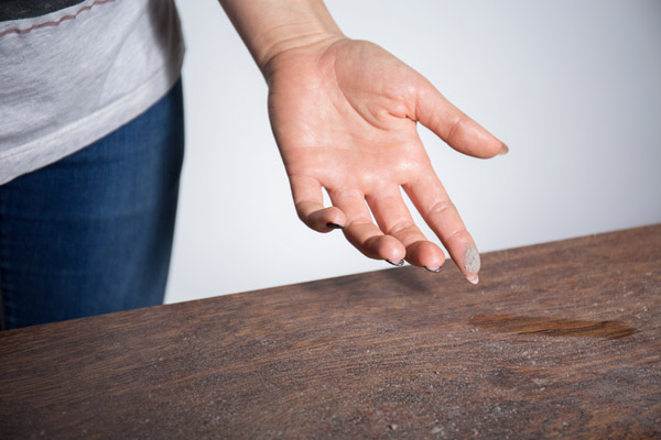 image of dust in house due to poor air quality