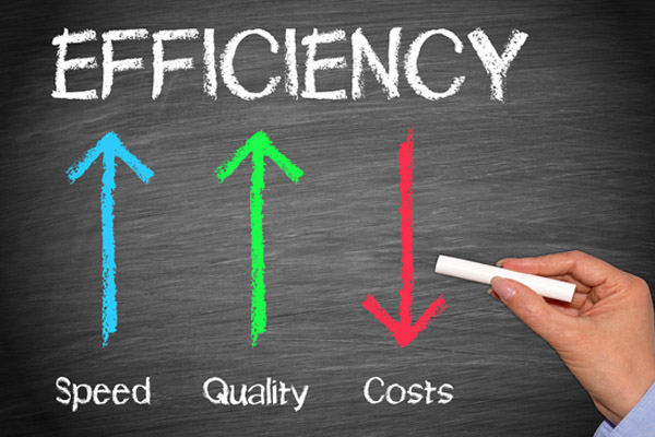 image of efficiency rating depicting energy efficient gas boiler