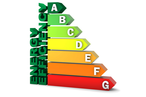 image of efficiency rating depicting home heating system