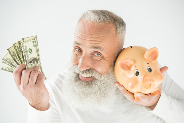 image of homeowner saving money due to air conditioner tune-up