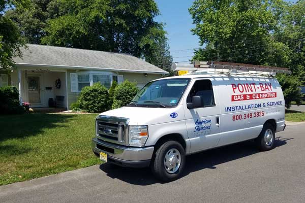 point bay fuel van depicting hvac services