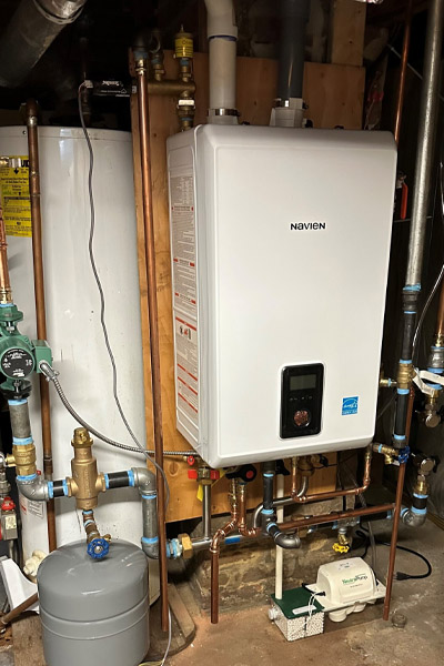 navien gas combi boiler installation beachwood nj