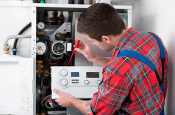 technician performing a tune-up