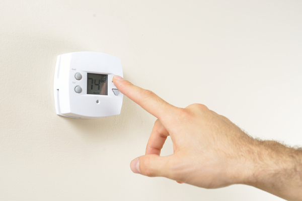 turning up thermostat during winter