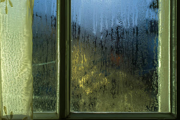 window condensation in attic